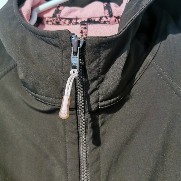 Lululemon s6 apres yoga brown pink long jacket - Picture 8 of 13